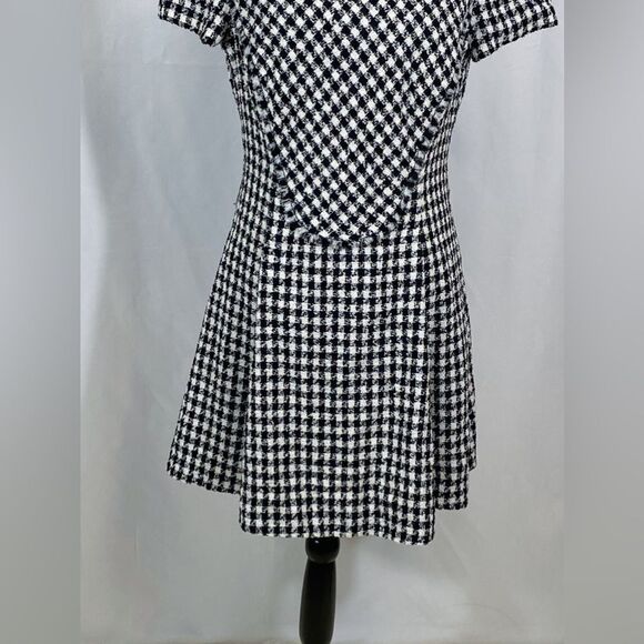 Versace Houndstooth Tweed Mini Dress size 48/us size 12 - Picture 7 of 16